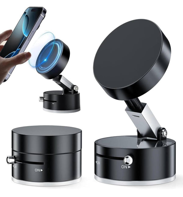 Magnetic Phone Holder Stand | 360° Rotating, Foldable, MagSafe Compatible